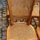 6 Louis XV style caned chairs in solid wood