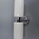 Vintage wall lamp with 2 glass caps
