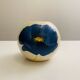 Lunéville earthenware ball vase - "Blue Anemone" collection