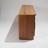Solid elm sideboard, 1970s