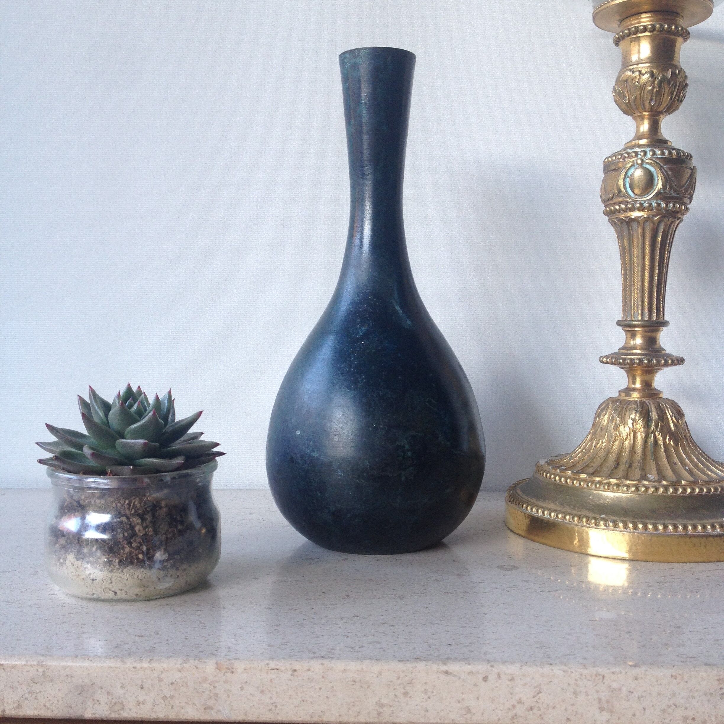 Blue indian vase - year 60