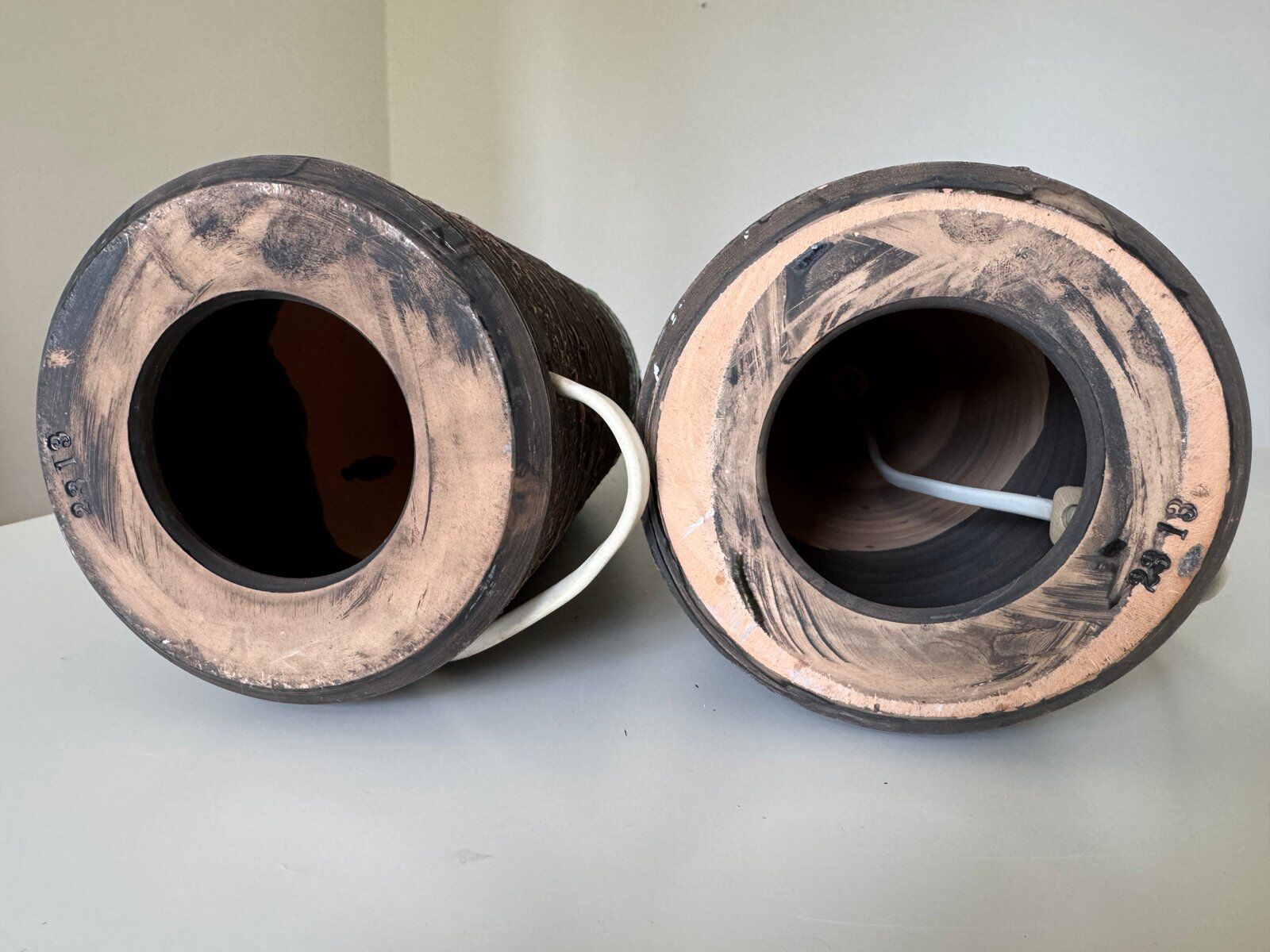 Swedish ceramic table lamps from Tilgmans, 1960s, set of 2