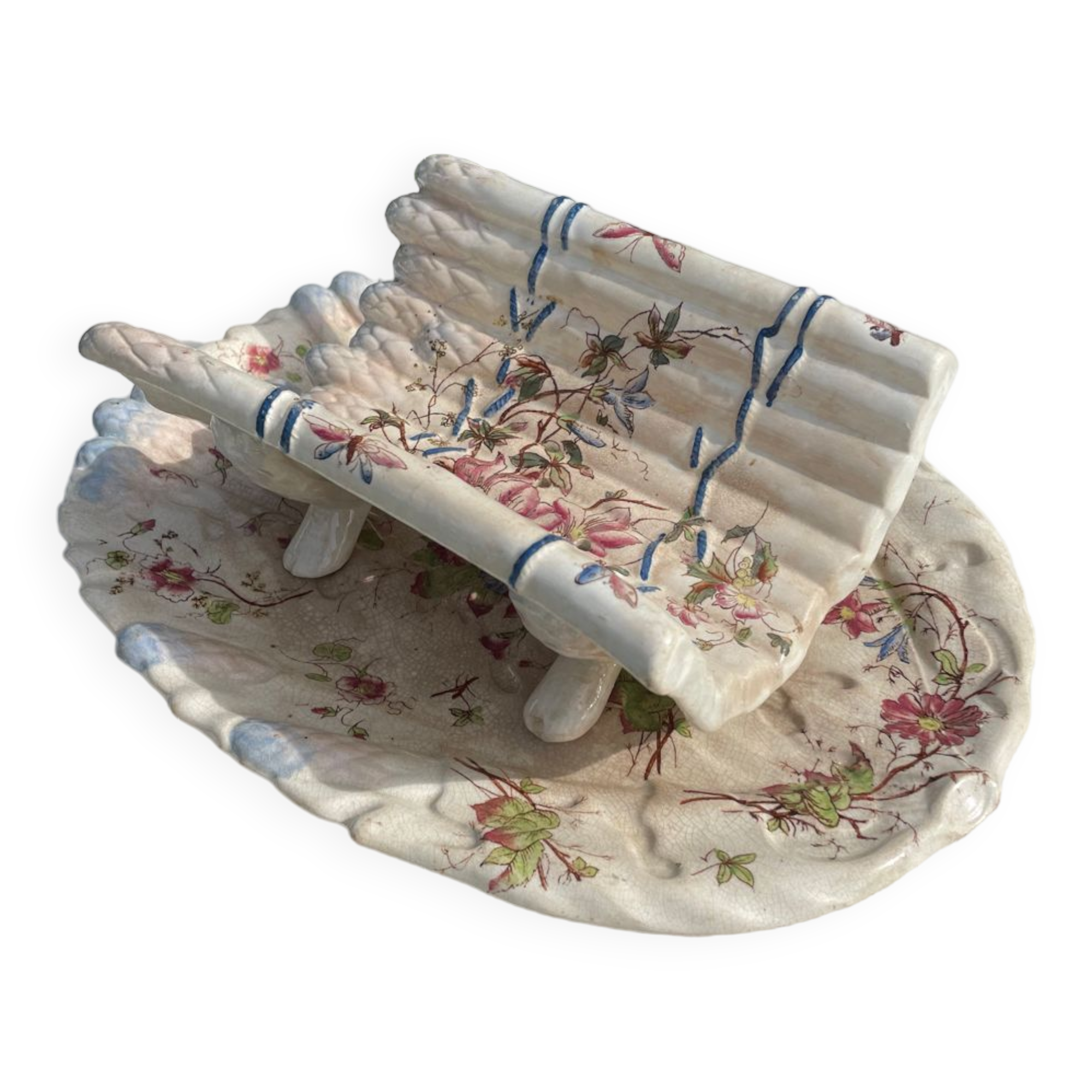 Slush asparagus serving dish.