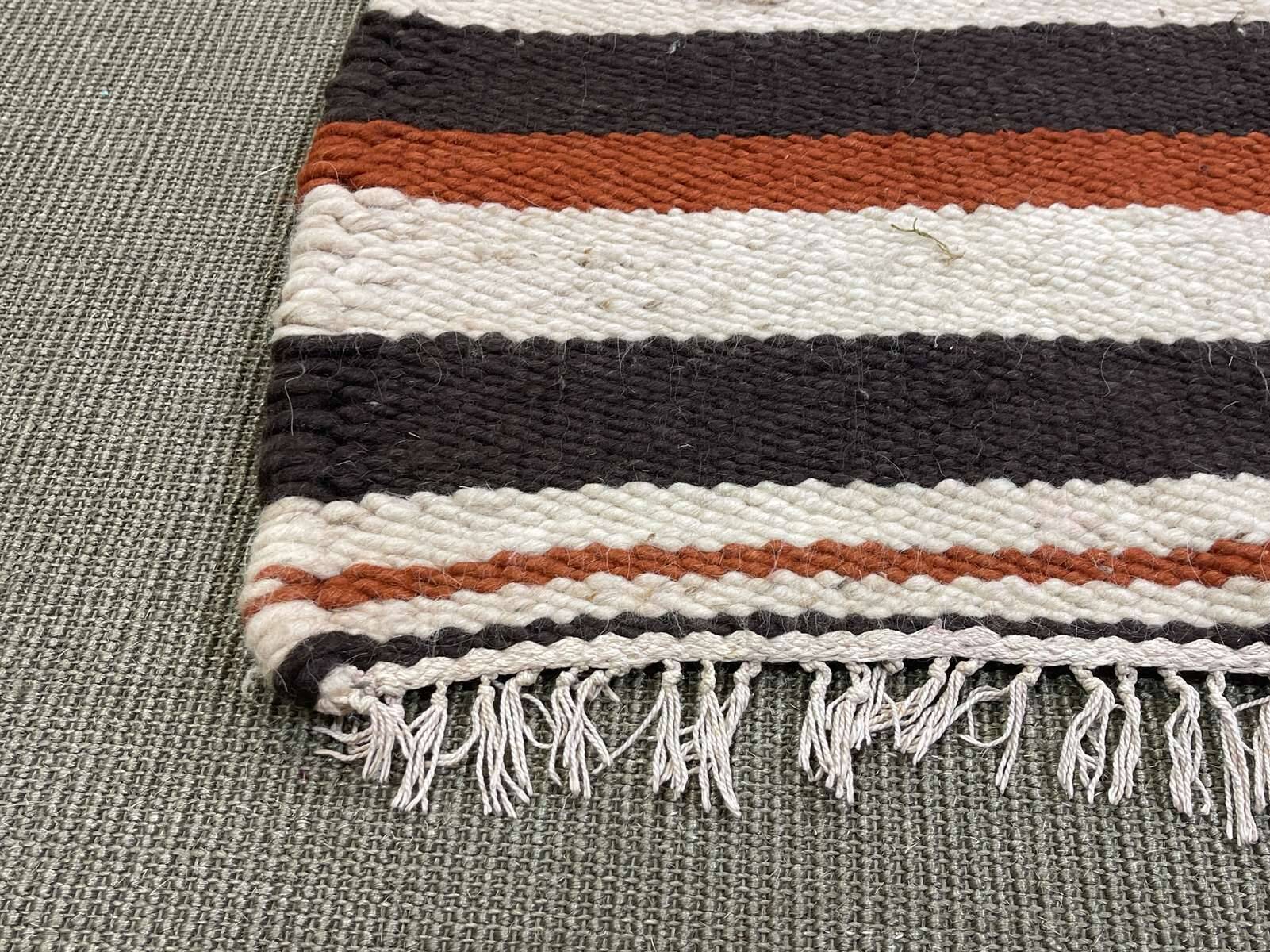 Moroccan handmade wool rug