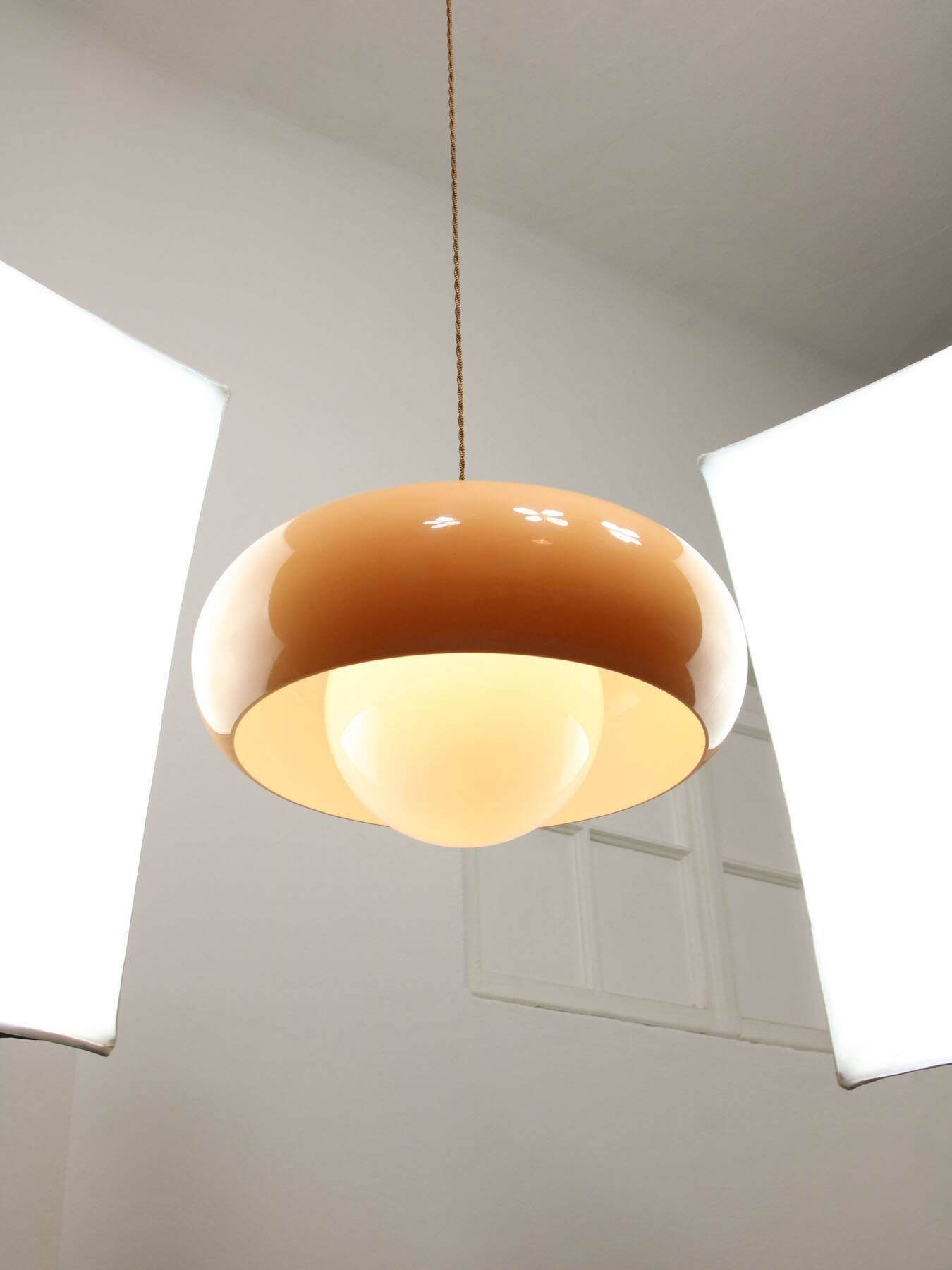 Large Mid-century Modern Pendant Lamp from Guzzini, 1960s
