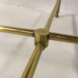 Pair of lacquered goatskin tables