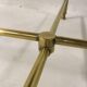 Pair of lacquered goatskin tables