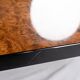 Table basse bar en loupe d'orme, Paul Michel pour Roche Bobois, 1980s