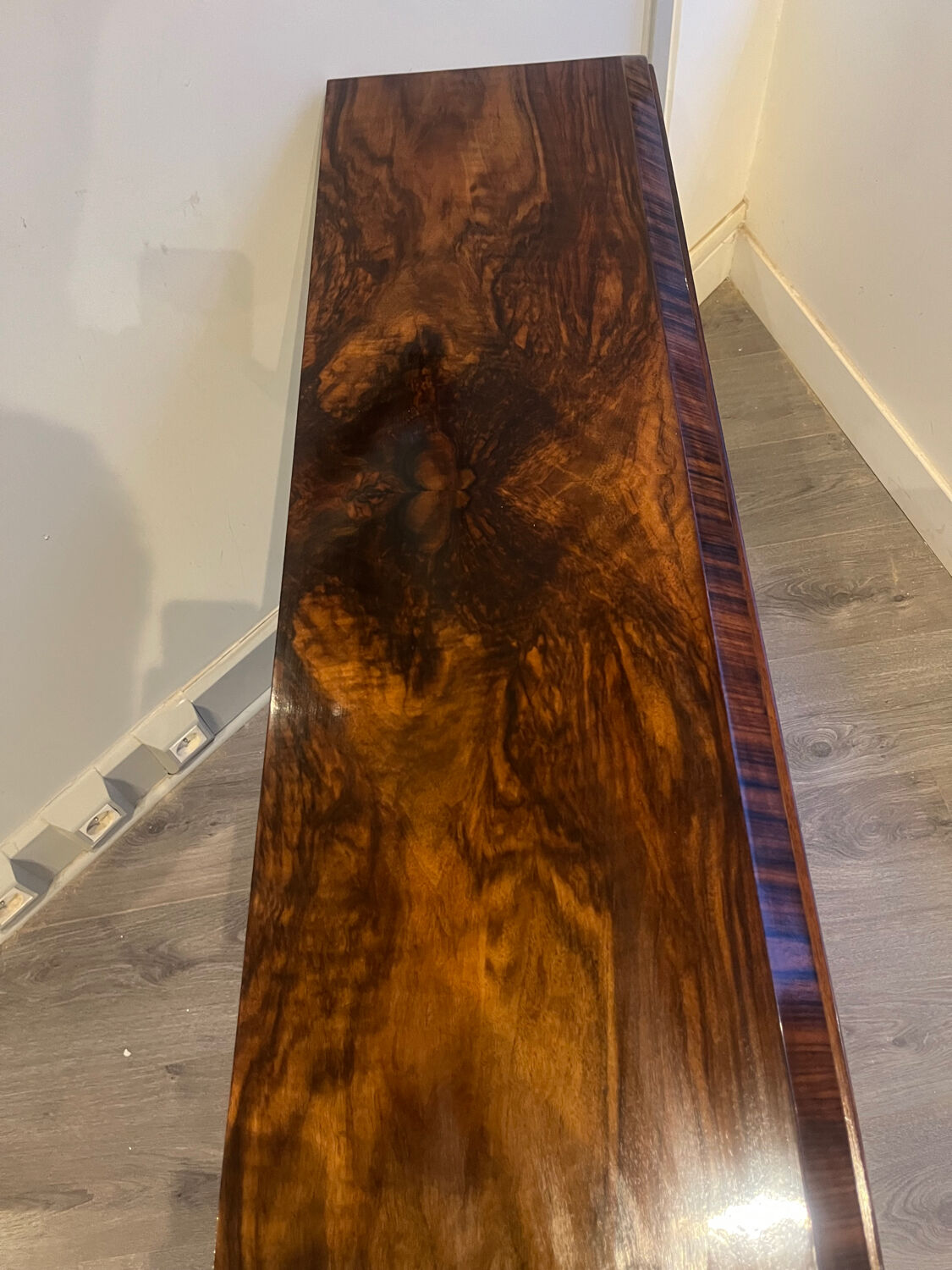 Art Deco pair of consoles