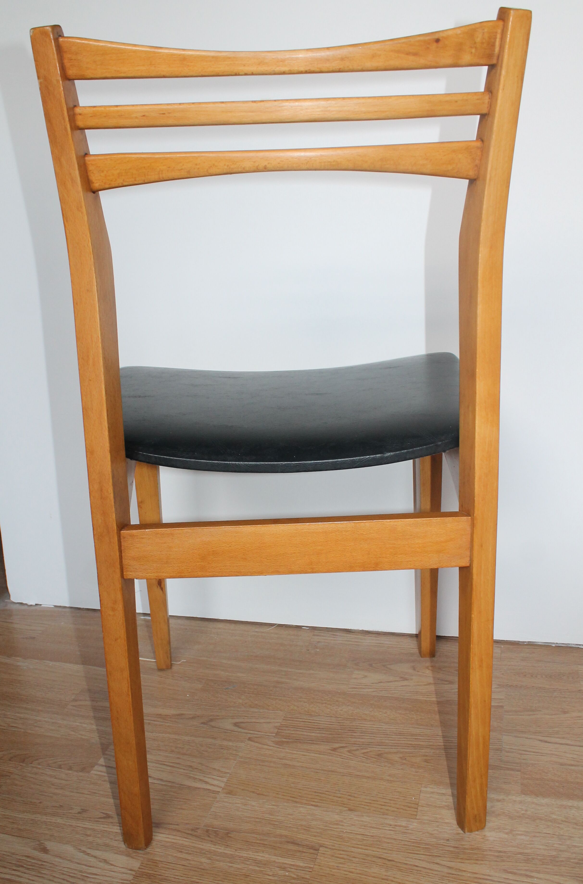 Set of 4 Scandinavian vintage chairs 70's
