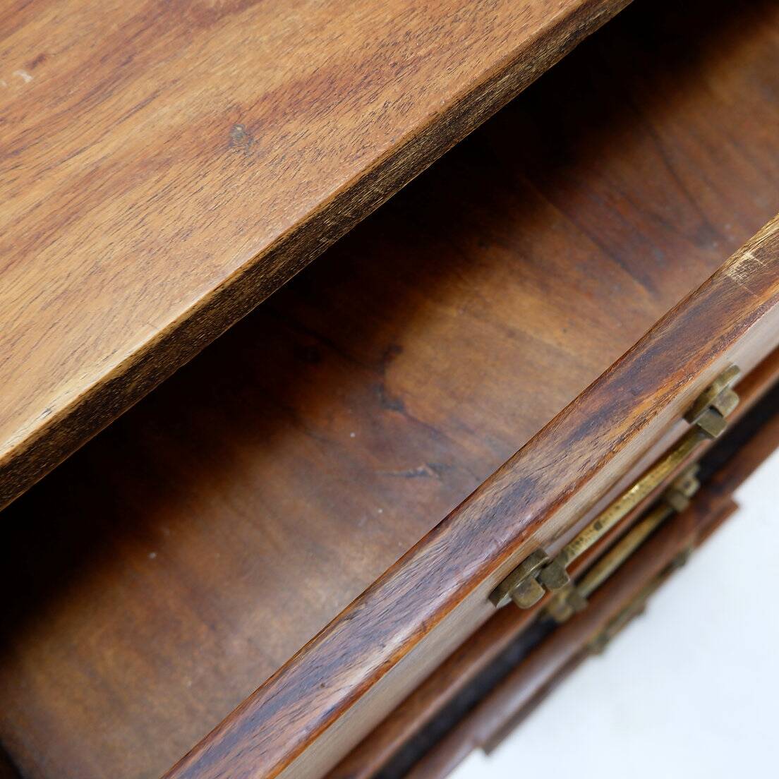 Mid-century style wooden 7-drawer chest of drawers