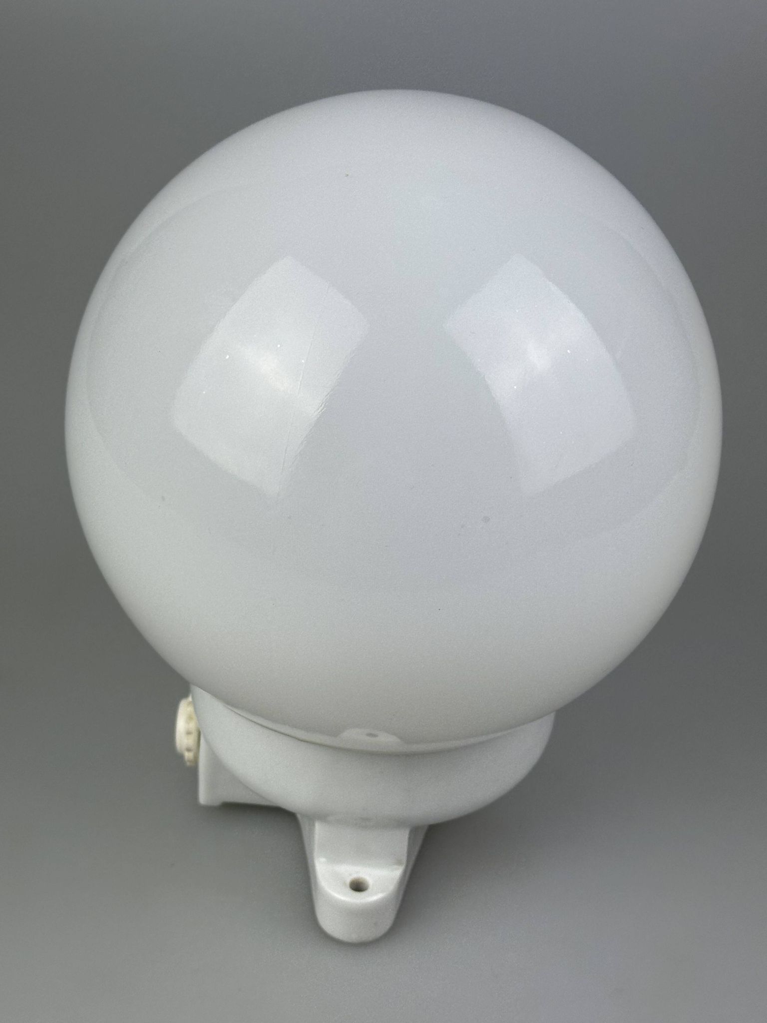 50s 60s wall lamp cellar lamp ceramic & glass Bauhaus design