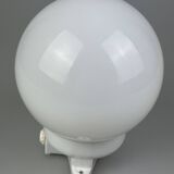 50s 60s wall lamp cellar lamp ceramic & glass Bauhaus design