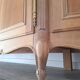 Low buffet in solid cherry wood renovated – Louis XV style – 250 cm