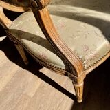 set of 3 Louis XVI period cabriolet armchairs