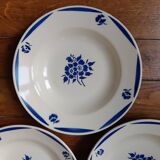 Set of 4 badonviller plates