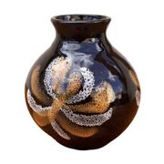 Ceramic vase, spila bolesławiec poland, 1970s.