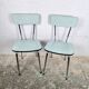 Pair of formica chairs