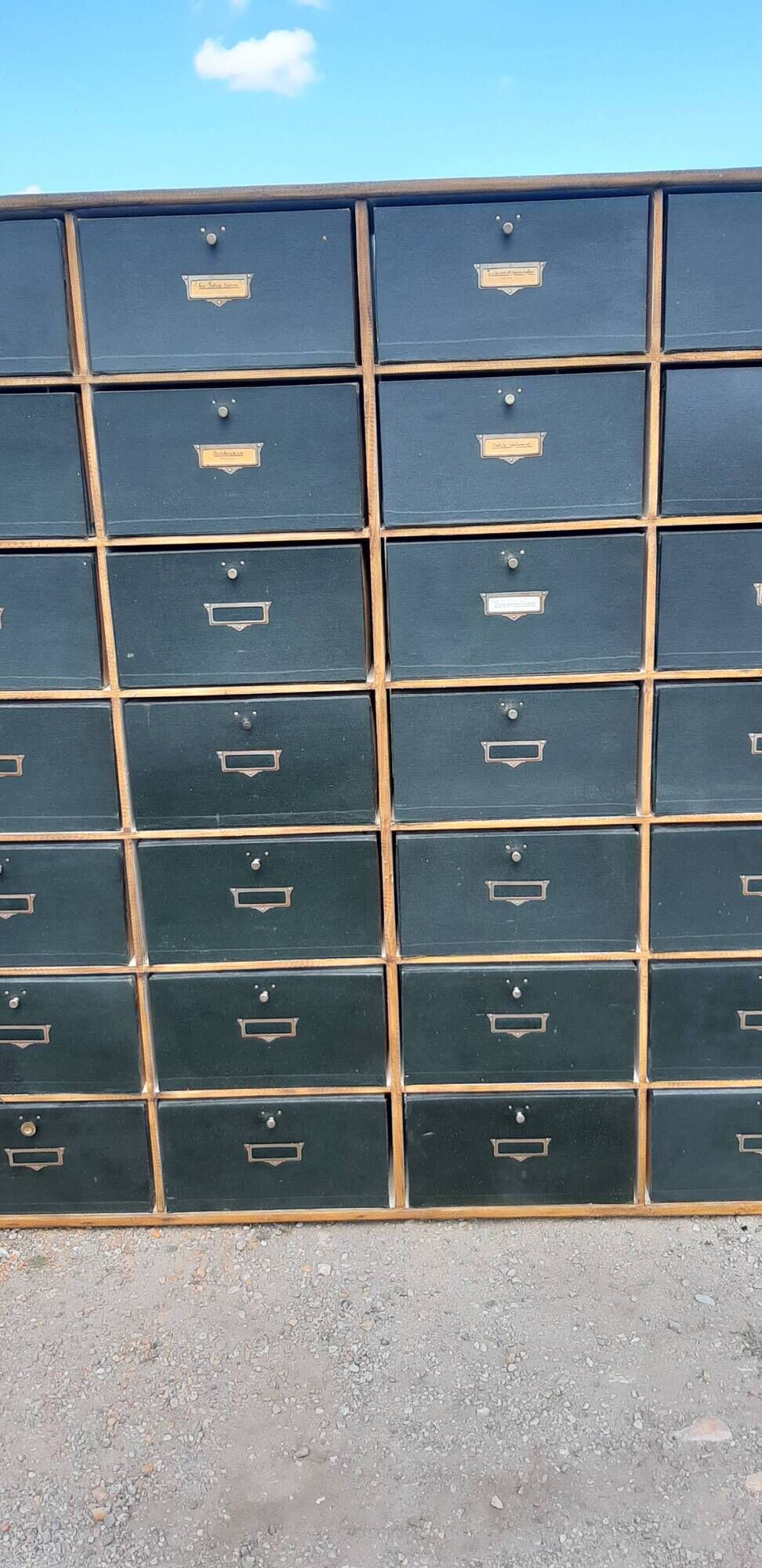 Furniture of trade bank commerce administration office notary cardboard 1930