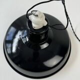 OLD INDUSTRIAL ENAMELED SUSPENSION 35 CM