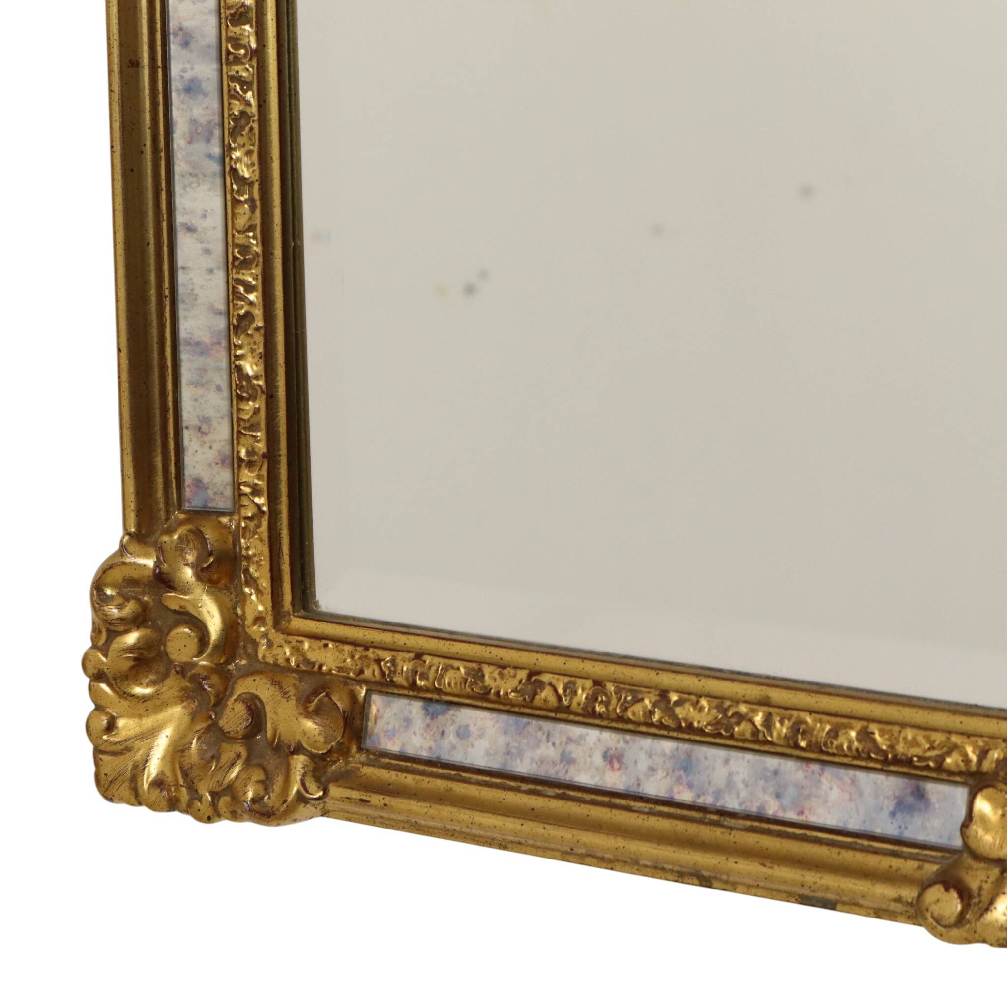Miroir Deknudt à bords biseautés classiques, style baroque, 95 cm