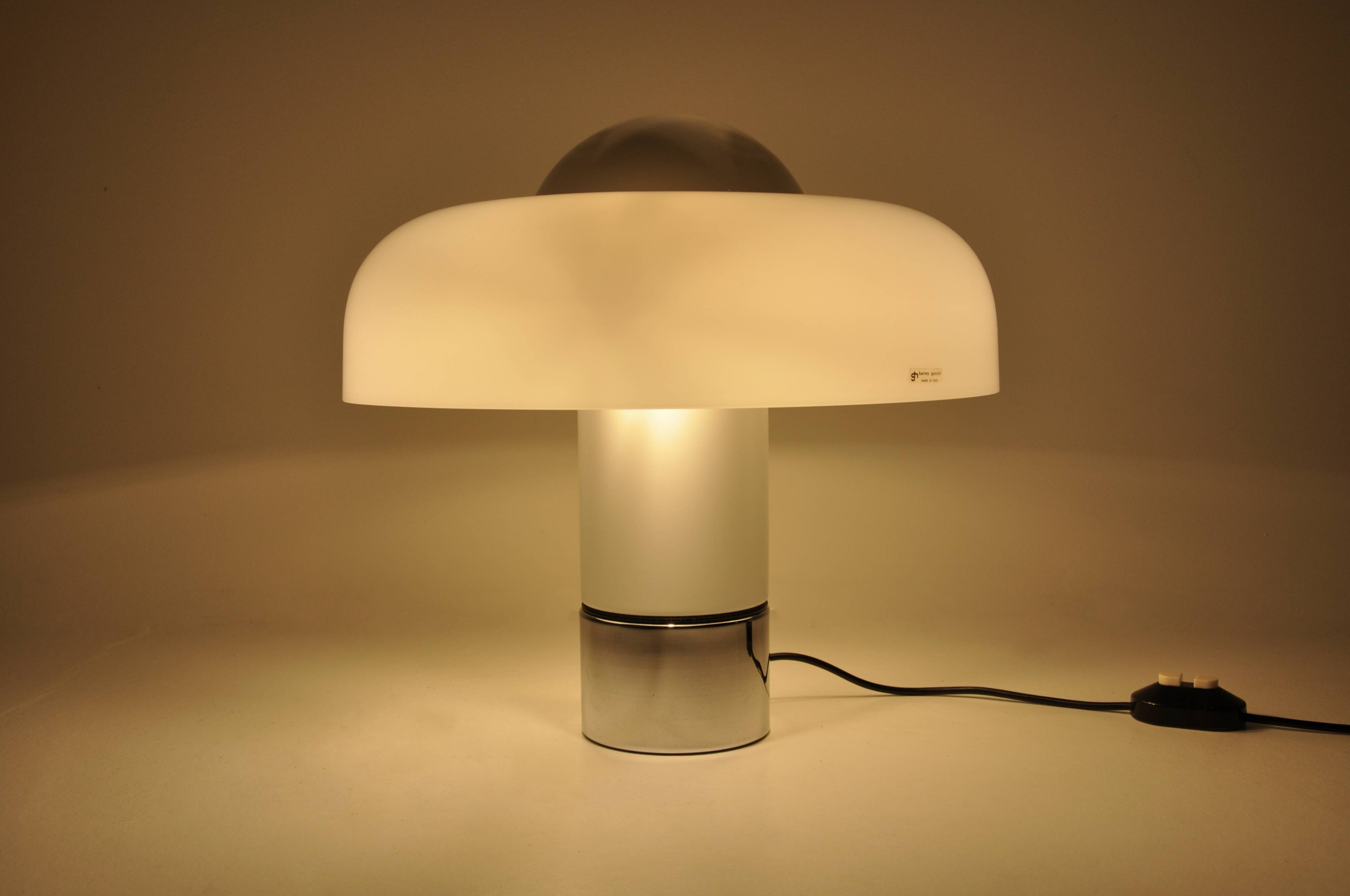 Brumbury lamp by Luigi Massoni for Harvey Guzzini, 1970s