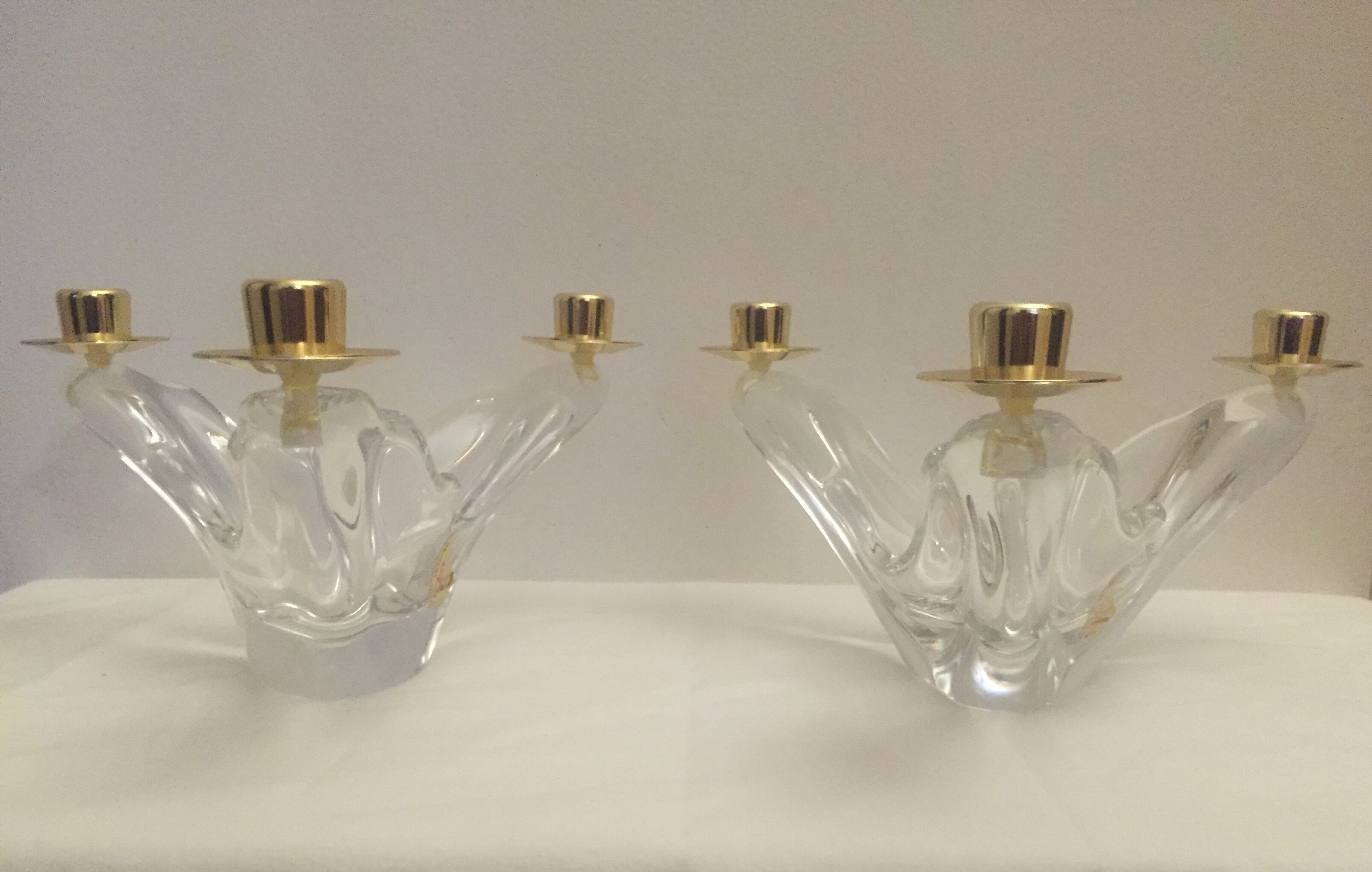 Pair of crystal chandeliers