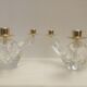 Paire de chandeliers en cristal