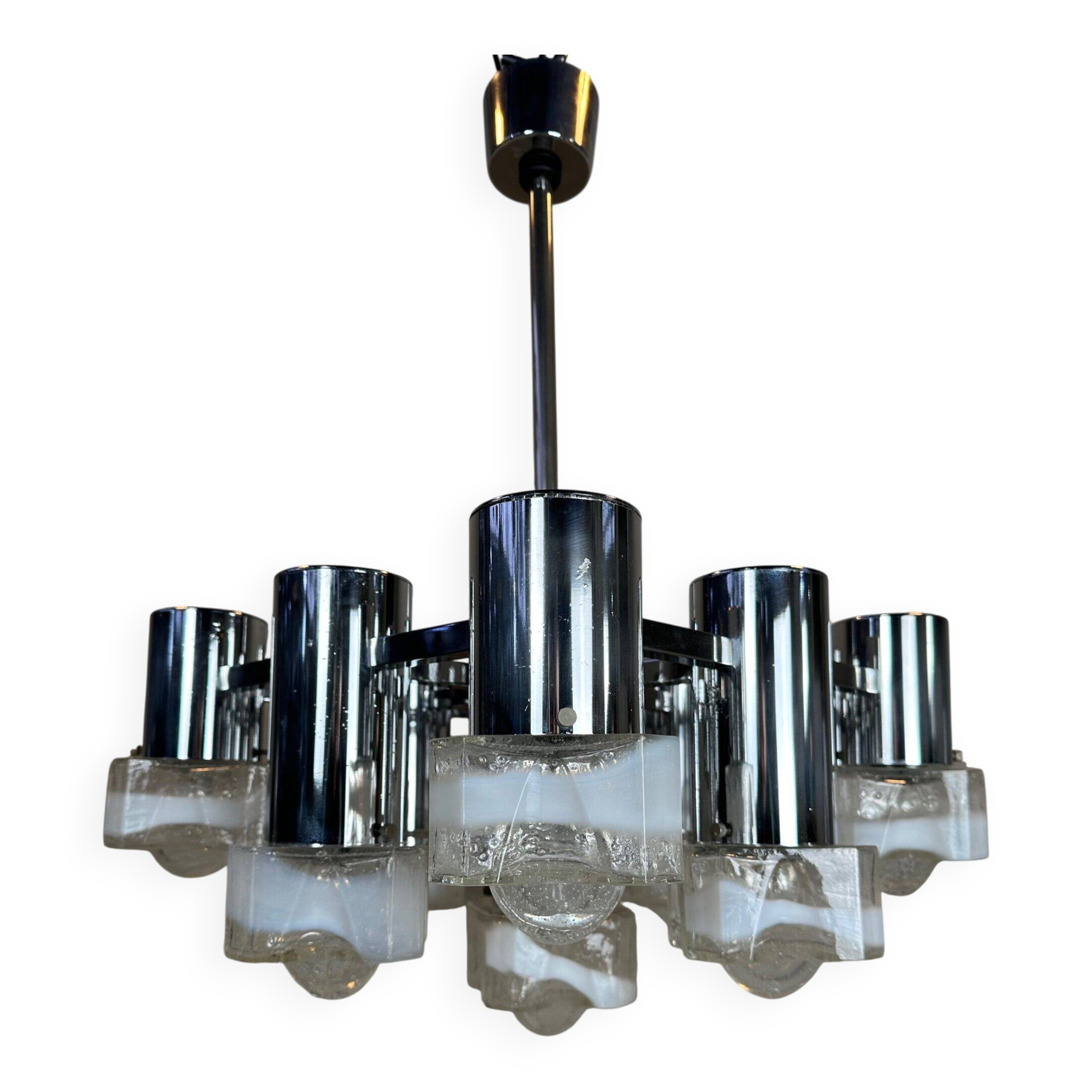 Chandelier vintage de design italien