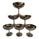 Set of 6 Letang Remy stainless steel ice cream cups