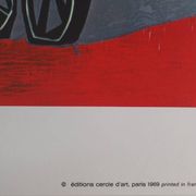 Pablo Picasso : La guerre - Lithographie en couleurs