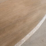 Coffee or extra table in raw wood