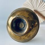 Bougeoir ancien réglable en laiton