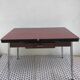 Table Formica jpp couleur lie de vin