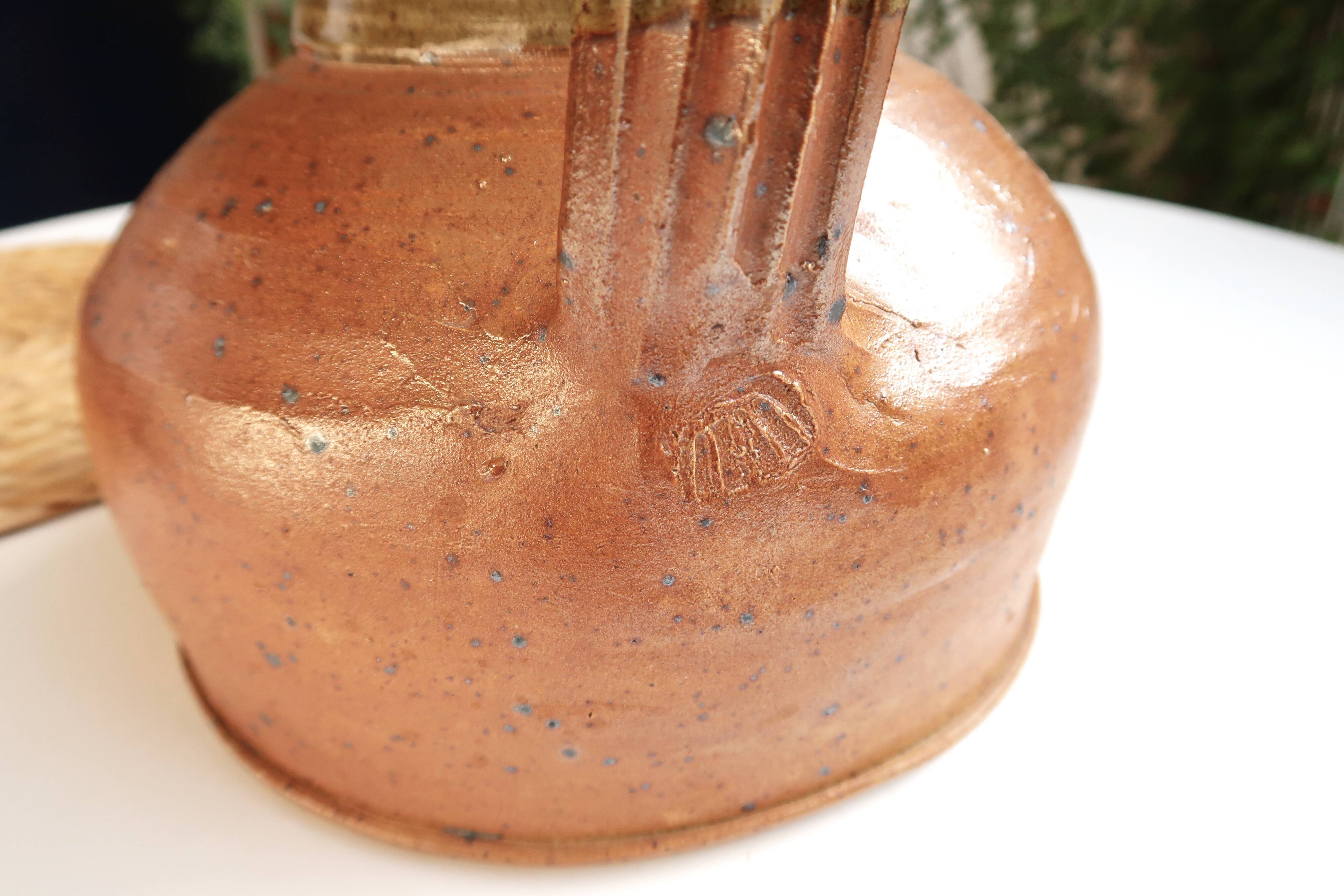 Sandstone pitcher by Pierre Digan, La Borne 60s