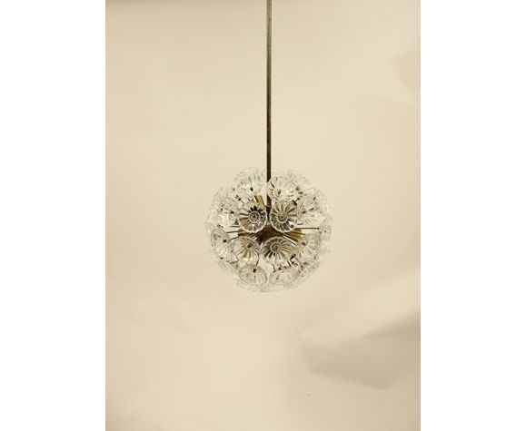 Vintage dandelion sputnik lamp