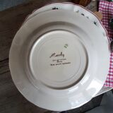 Lot 10 assiettes creuses sarreguemines marly