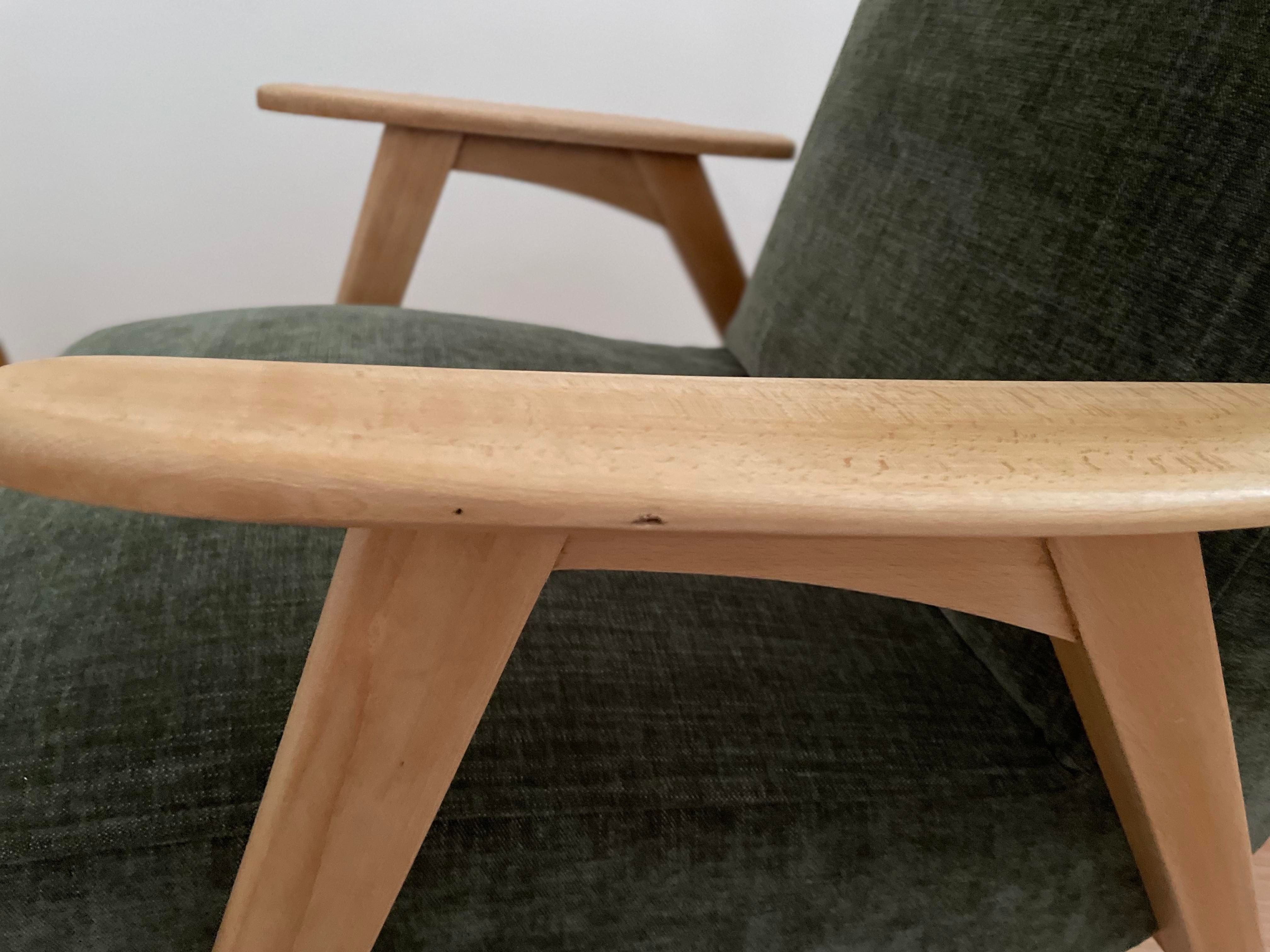 Retro armchair, Scandinavian spirit 50/60s, restored