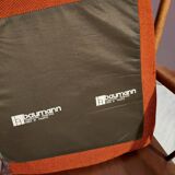 Pair of Baumann fan model armchairs