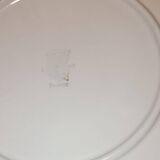 Longchamp barbotine plate with cherries from the early 20th century.