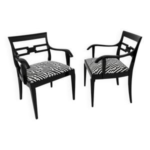 Fauteuils Art Déco en - tissu