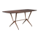 Vintage enamelled metal table, Italian design from the 1960s.
