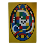 Orphism, Follower of Sonia Delaunay, Oil on panel, 67 x 46 cm