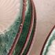 4 earthenware oyster plates