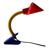 Articulated Memphis style clamp lamp