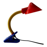 Lampe articulée à pince style Memphis