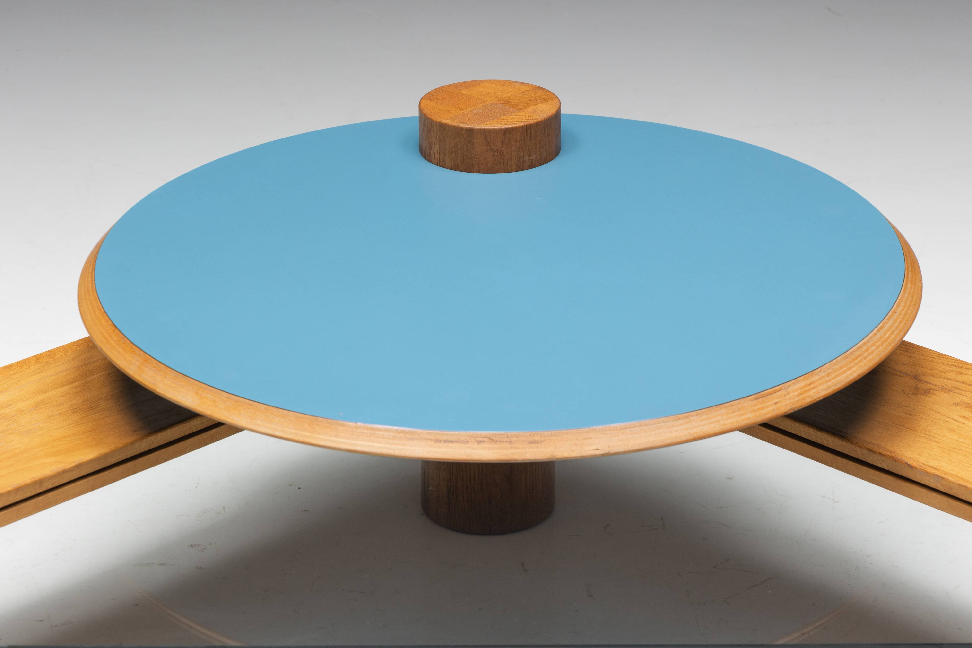 Memphis Geometric Coffee Table, Italy, 1980s