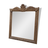 Miroir en bois brut Époque XIX Ème S