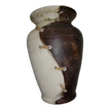 Pot de fleur Yin & yang en terre cuite forme amphore