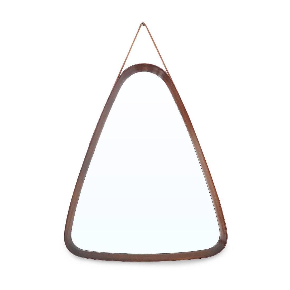 Vintage mirror with a teak frame, 1960s.